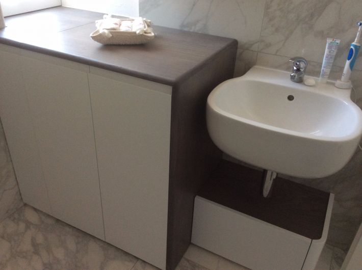 bagno con portalavatrice
